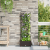 Vază de grădină  cu suport din plasă Maro 40x40x125,5 cm GartenMobel Dekor