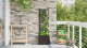 Ghiveci de Grădină cu Trellis Maro 40x40x143 cm GartenMobel Dekor