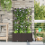 Ghiveci de grădină cu zăbrele 2 buc Maro 80x40x143 cm GartenMobel Dekor