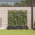 Ghiveci de Grădină cu Grătar 3 piese Maro 120x40x125.5 cm GartenMobel Dekor
