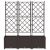 Ghiveci de grădină cu grătar 3 pcs maro 120x40x143 cm GartenMobel Dekor