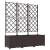 Ghiveci de grădină cu grătar 3 pcs maro 120x40x143 cm GartenMobel Dekor