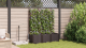 Ghiveci de grădină cu grătar 3 pcs maro 120x40x143 cm GartenMobel Dekor