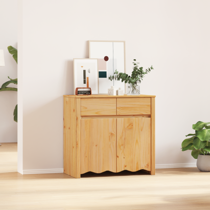 Bufet "DRAMMEN" 79x43x75,5 cm Lemn Masiv de Pin GartenMobel Dekor