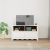 Cabinet TV "DRAMMEN" Alb 99x43x55 cm Lemn solid Pin GartenMobel Dekor