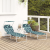 Șezlonguri pliabile 2 buc cu model cu frunze din material Oxford 600D GartenMobel Dekor