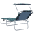 Șezlonguri pliabile 2 buc cu model cu frunze din material Oxford 600D GartenMobel Dekor