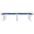 Set de pat pliabil pentru camping Albastru Material textil și metal GartenMobel Dekor