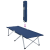 Set de pat pliabil pentru camping Albastru Material textil și metal GartenMobel Dekor