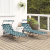Șezlonguri pliabile 2 pcs cu print cu frunze din țesătură Oxford 600D GartenMobel Dekor