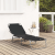Șezlong pliabil Negru 600D GartenMobel Dekor