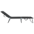 Șezlong pliabil Negru 600D GartenMobel Dekor