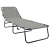 Lounge pliabil portabil Gri din material Oxford 600D GartenMobel Dekor