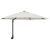 Umbrelă Cantilever Bej Poliester, Aluminiu Mare Pliabilă GartenMobel Dekor