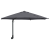 Umbrelă de Grădină Montată pe Perete cu LED-uri Antracit 248 cm GartenMobel Dekor