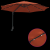 Umbrelă de grădină montată pe perete cu LED-uri Teracotă 248 cm GartenMobel Dekor