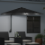 Parasol de Grădină Montat pe Perete cu LED-uri Negru 248 cm GartenMobel Dekor