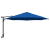 Parasol de grădină montat pe perete cu LED-uri Albastră Azurie 248 cm GartenMobel Dekor