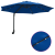 Parasol de grădină montat pe perete cu LED-uri Albastră Azurie 248 cm GartenMobel Dekor