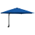 Parasol de grădină montat pe perete cu LED-uri Albastră Azurie 248 cm GartenMobel Dekor