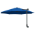 Parasol de grădină montat pe perete cu LED-uri Albastră Azurie 248 cm GartenMobel Dekor