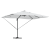 Umbrela cantilever cu LED-uri Bej 352x251x265 cm Aluminiu GartenMobel Dekor