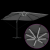 Umbrela Cantilever Roma de la cu LED-uri Antracit 352x251x265 cm Aluminiu GartenMobel Dekor
