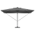Umbrela Cantilever Roma de la cu LED-uri Antracit 352x251x265 cm Aluminiu GartenMobel Dekor
