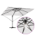 Umbrelă Cantilever Bej Poliester, Aluminiu Mare Pliabilă GartenMobel Dekor