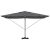 Umbrelă Cantilever - Antracit Antracit Poliester Mare GartenMobel Dekor