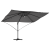 Umbrelă Cantilever - Antracit Antracit Poliester Mare GartenMobel Dekor