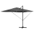 Umbrelă Cantilever - Antracit Antracit Poliester Mare GartenMobel Dekor