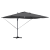 Umbrelă Cantilever - Antracit Antracit Poliester Mare GartenMobel Dekor