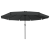 Parasol Grădină  ø395x245 cm Antracit GartenMobel Dekor