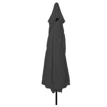 Parasol Grădină  ø395x245 cm Antracit GartenMobel Dekor
