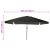Umbrelă de grădină  ø395x245 cm Neagră GartenMobel Dekor