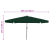 Umbrela de grădină  cu lumini LED ø395x245 cm Verde GartenMobel Dekor