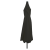 Parasol de grădină  cu lumini LED ø395x245 cm, Negru GartenMobel Dekor
