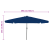 Umbrela de grădină  cu lumini LED ø395x245 cm Albastru deschis GartenMobel Dekor