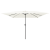 Umbrelă de grădină pătrată  295x245 cm Alb nisipos GartenMobel Dekor