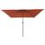 Umbrelă pătrată de grădină  295x245 cm Teracotă GartenMobel Dekor