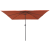 Umbrelă pătrată de grădină  295x245 cm Teracotă GartenMobel Dekor