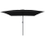 Umbra Quadratică pentru Grădină  295x245 cm Negru GartenMobel Dekor