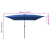 Umbrelă pătrată  295x245 cm Albastru Azure GartenMobel Dekor