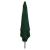 Parasol pătrat pentru grădină cu lumini LED 295x245 cm Verde GartenMobel Dekor