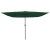Parasol pătrat pentru grădină cu lumini LED 295x245 cm Verde GartenMobel Dekor
