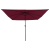 Paravan de grădină pătrat  cu lumini LED 295x245 cm Bordeaux GartenMobel Dekor