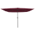Paravan de grădină pătrat  cu lumini LED 295x245 cm Bordeaux GartenMobel Dekor