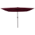 Paravan de grădină pătrat  cu lumini LED 295x245 cm Bordeaux GartenMobel Dekor