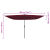Paravan de grădină pătrat  cu lumini LED 295x245 cm Bordeaux GartenMobel Dekor